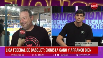 Sionista gan&oacute; y arranc&oacute; bien la Liga Federal